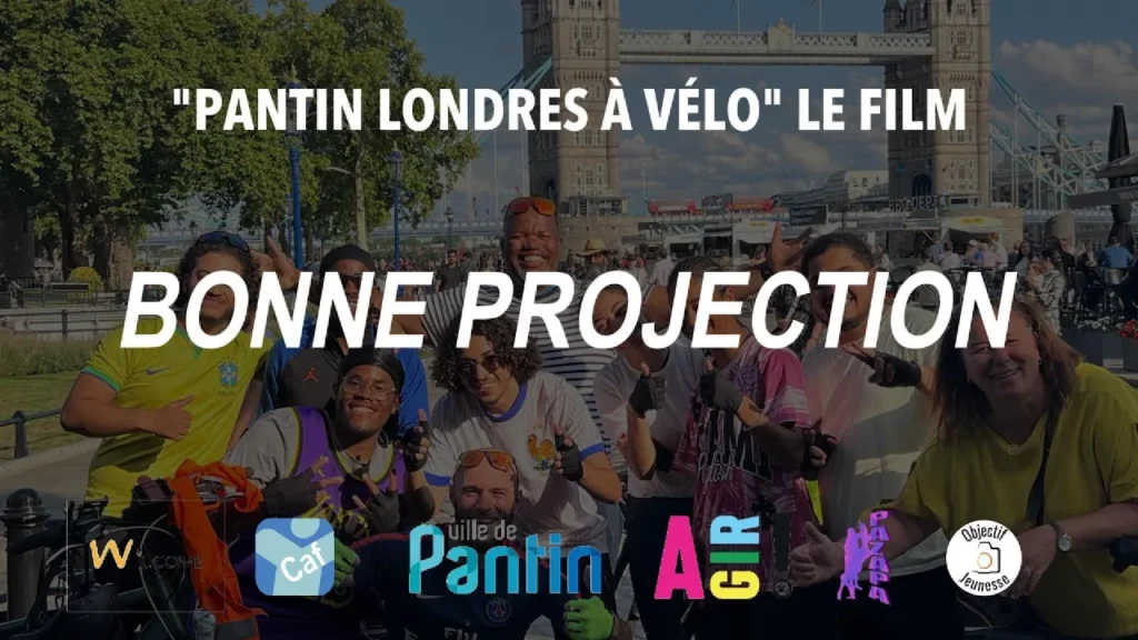 Documentaire vidéo Pantin Londres à vélo